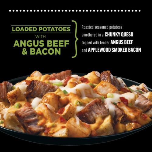 DEVOUR Loaded Cheesy Potatoes with Angus Beef & Smoked Bacon Frozen Meal Perspective: top