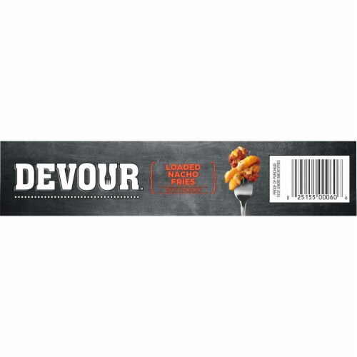 Devour™ Loaded Nacho Fries with Chorizo Frozen Meal Perspective: top