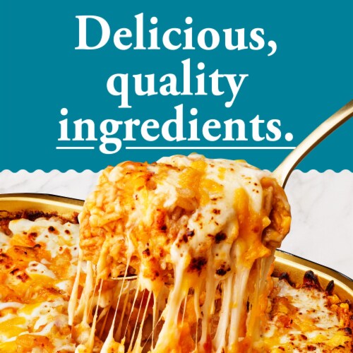 HomeBake 425°/:30 Southwest Style Cheesy Rice Frozen Family Meal Side Dish Perspective: top