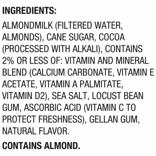 Silk Dark Chocolate Almond Milk Perspective: top