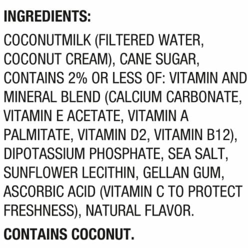 Silk Dairy Free Original Coconut Milk Half Gallon Perspective: top