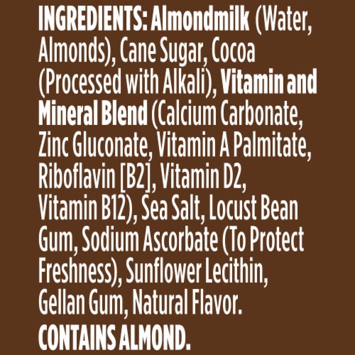 Silk Dark Chocolate Almond Milk Perspective: top
