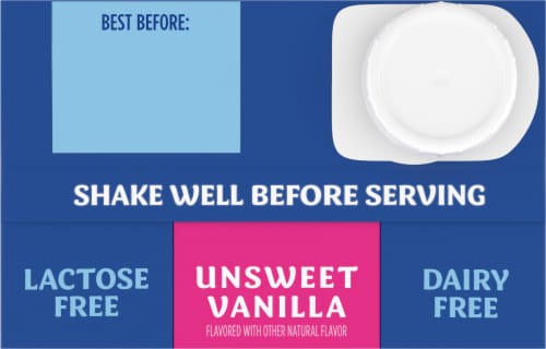 Silk® Unsweetened Vanilla Almondmilk Perspective: top