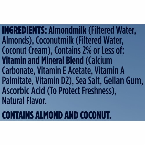 Silk Dairy Free Unsweeted Original Almond & Coconut Milk Half Gallon Perspective: top