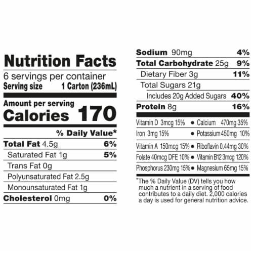 Silk Dairy Free Shelf Stable Chocolate Soy Milk Perspective: top