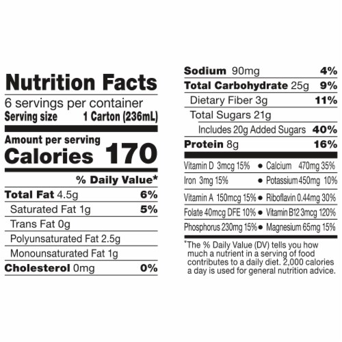 Silk Dairy Free Shelf Stable Chocolate Soy Milk Perspective: top