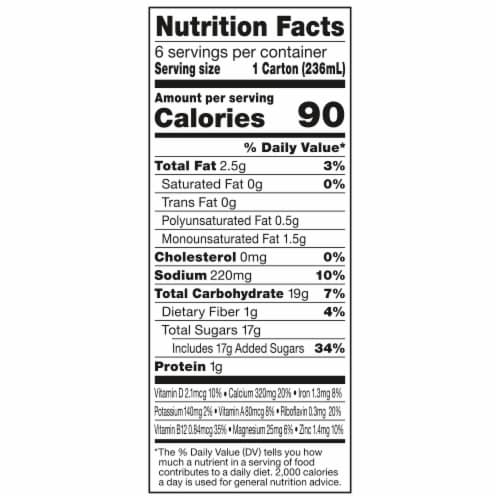 Silk® Dark Chocolate Almond Milk Perspective: top