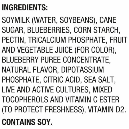 Silk® Blueberry Dairy-Free Soy Yogurt Alternative Perspective: top