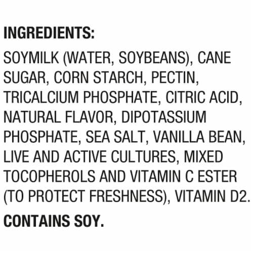 Silk Vanilla Dairy Free Soy Milk Yogurt Tub Perspective: top