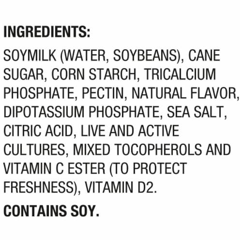 Silk Plain Dairy Free Soy Milk Yogurt Tub Perspective: top