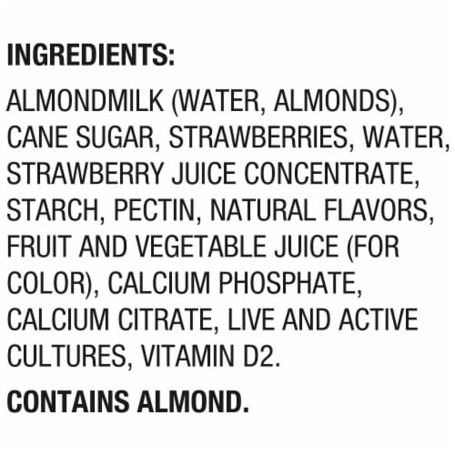 Silk Strawberry Almond Milk Yogurt Alternative Cup Perspective: top