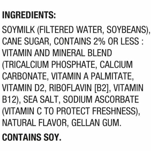 Silk Dairy Free Protein Original Soy Milk Half Gallon Perspective: top