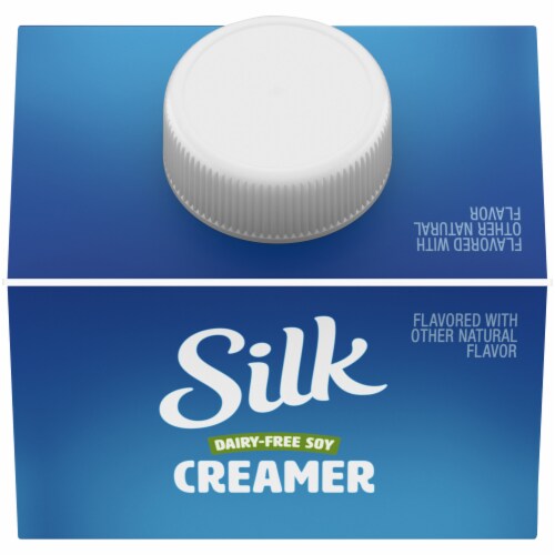 Silk French Vanilla Dairy-Free Soy Creamer Perspective: top