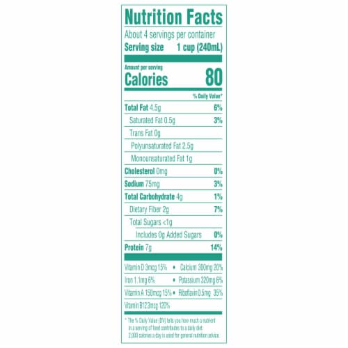 Silk Dairy Free Organic Protein Shelf Stable Soy Milk Quart Perspective: top