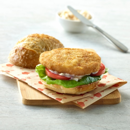 Applegate All Natural Frozen Breaded Chicken Patties Perspective: top