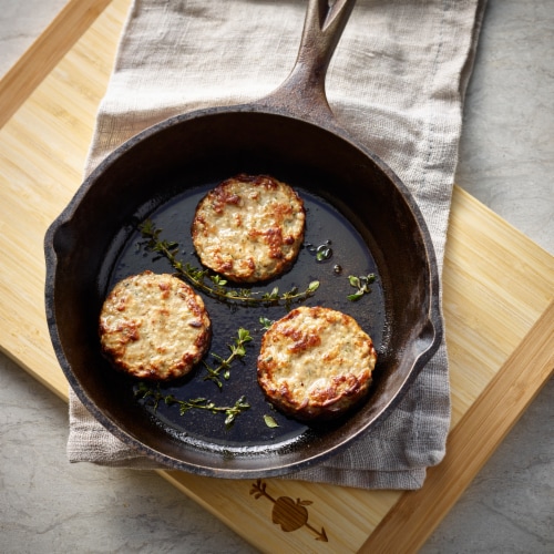 Applegate Natural Chicken & Apple Breakfast Sausage Patties Perspective: top