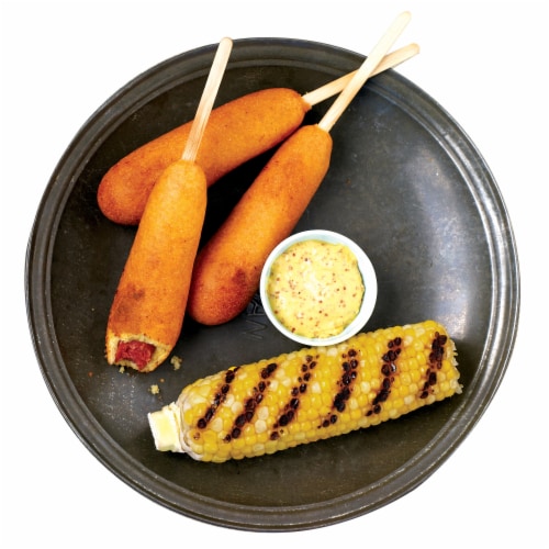 Applegate Natural Gluten-Free Uncured Beef Corn Dogs Perspective: top