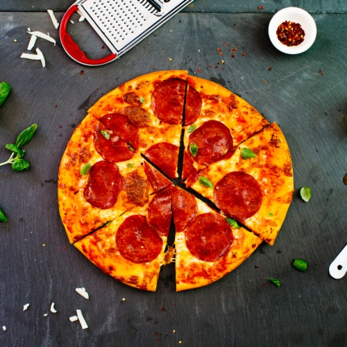 Applegate Natural Uncured Pork & Beef Pepperoni Perspective: top