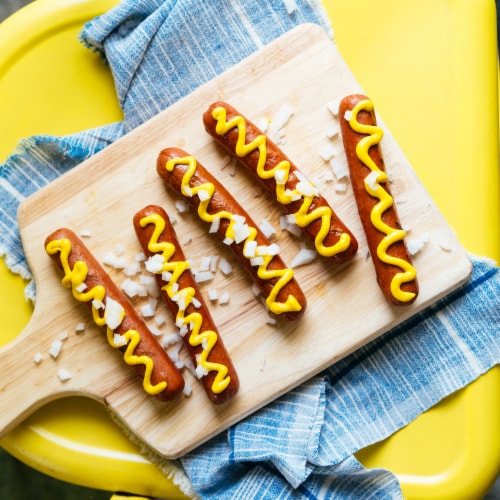 Applegate Great Organic Uncured Beef Hot Dog Perspective: top