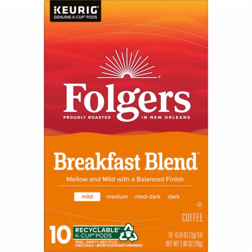 Folgers® Breakfast Blend K-Cup® Pod Multipack Perspective: top
