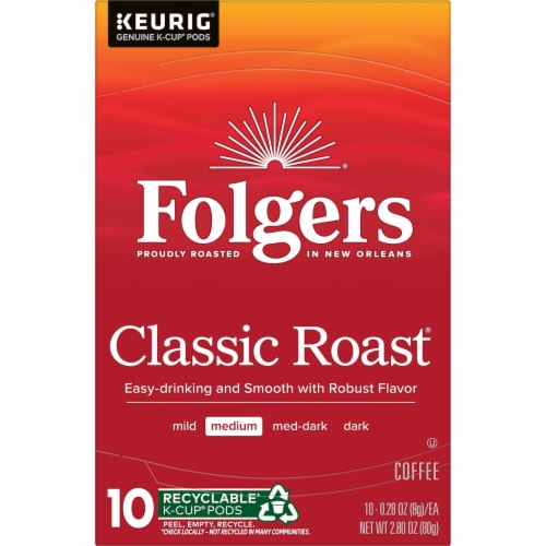 Folgers® Classic Roast® Coffee K-Cup® Pod Multipack Perspective: top