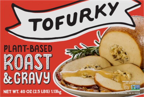 Tofurky Plant-Based Roast & Gravy Perspective: top