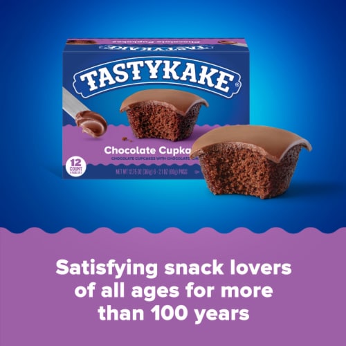 Tastykake Chocolate Cupkakes Perspective: top