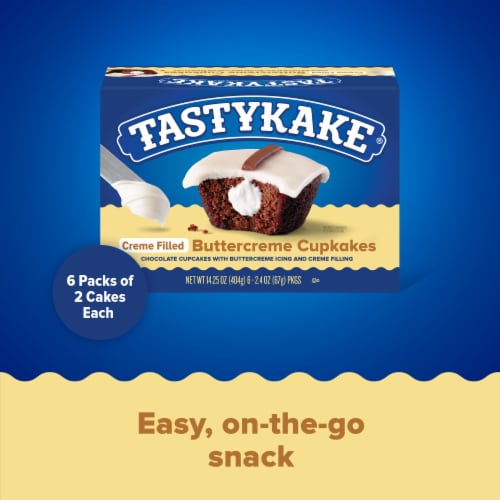 Tastykake Buttercreme Cupkakes Buttercreme Iced Chocolate Cupcakes Perspective: top