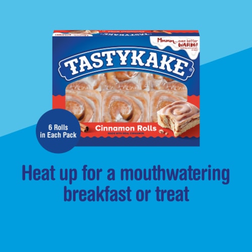 Tastykake Cinnamon Rolls Cinnamon Breakfast Sweet Rolls Perspective: top