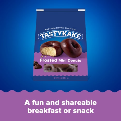 Tastykake Frosted Mini Donuts Shareable Frosted Donuts Perspective: top