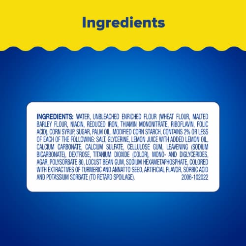 Tastykake Glazed Lemon Pie Individually Wrapped Snack Fruit Pie Perspective: top