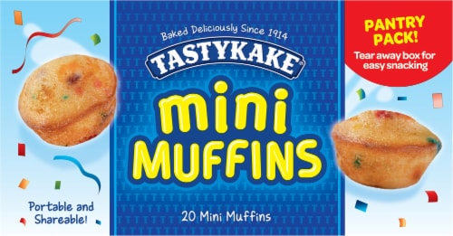 Tastykake® Confetti Cake Mini Muffins Perspective: top