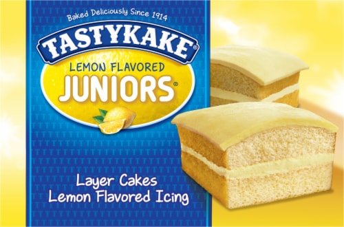 Tastykake® Lemon Flavored Juniors Snack Cakes Perspective: top