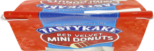 Tastykake Powdered Red Velvet Mini Donuts Perspective: top