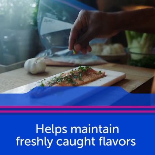 Ziploc® 2 Gallon Freezer Bags Perspective: top