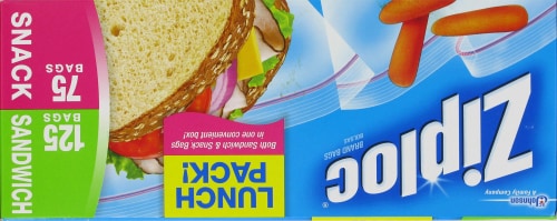 Ziploc Lunch Pack Perspective: top