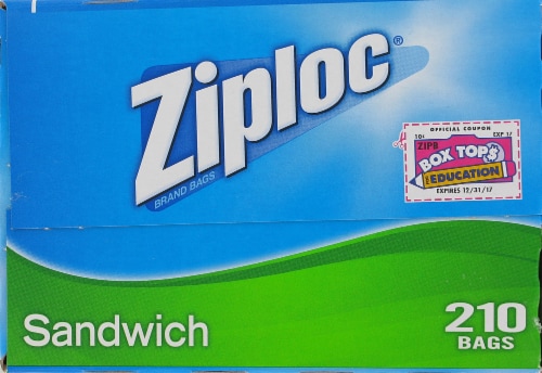 Ziploc Economy Pack Sandwich Bags Perspective: top