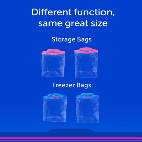 Ziploc Freezer Bag Gallon Mega Pack - 2 pack, 60 bags each