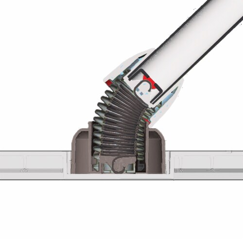 Franklin MLB Spring Swing Anti-Tip Batting Tee Perspective: top