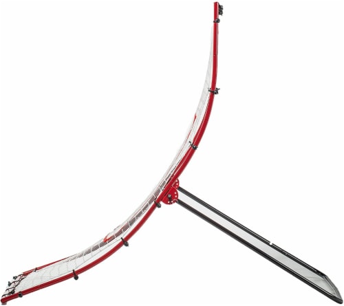 Franklin MLB 2 in 1 Switch Hitter Pitch Target and Return Trainer Perspective: top
