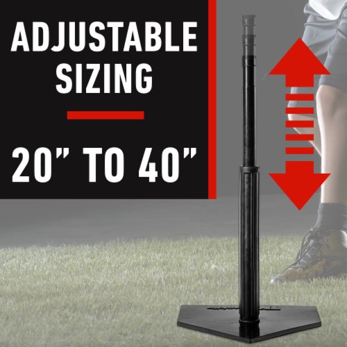 Franklin MLB® Heavy Duty Batting Tee - Black Perspective: top