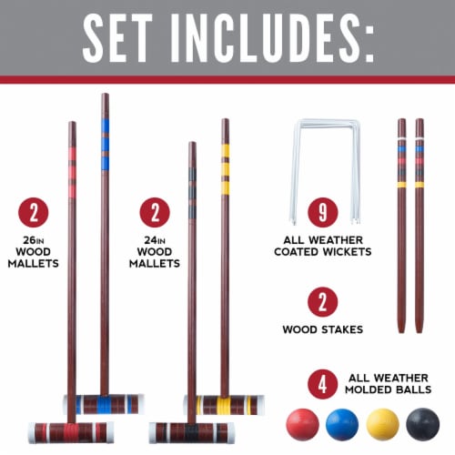 Franklin Starter Croquet Set Perspective: top