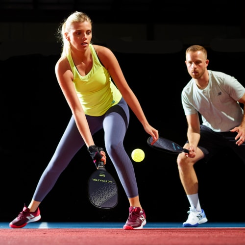 Franklin® Sports Activator Two-Player Pickleball Set Perspective: top