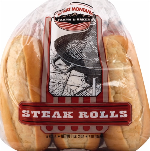 Wheat Montana Farms & Bakery Steak Rolls Perspective: top