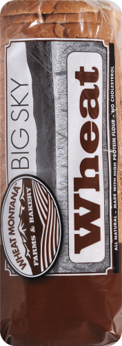 Wheat Montana Farms & Bakey Big Sky Wheat Bread Perspective: top