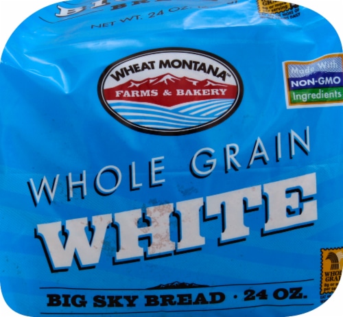Wheat Montana Big Sky Whole Grain White Bread Perspective: top