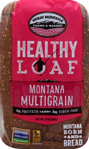 Wheat Montana™ Healthy Loaf Montana Multigrain Bread Perspective: top