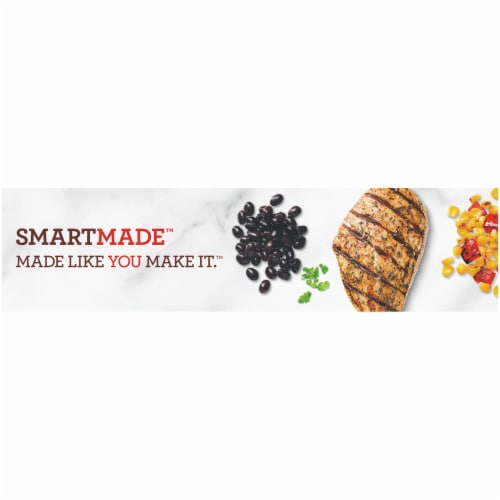 Smart Made Mexican-Style Chicken Bowl Frozen Meal Perspective: top