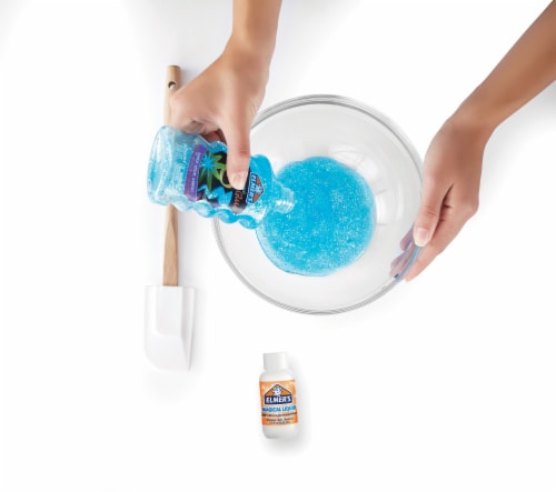 Elmers Washable Liquid Glitter Glue Blue