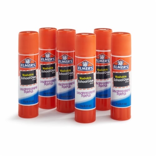 Elmer's® Disappearing Purple Washable School Glue Sticks Perspective: top